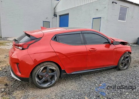 2020 Hyundai Veloster Turbo из США, поврежденный, VIN KMHTH6ABXLU021293